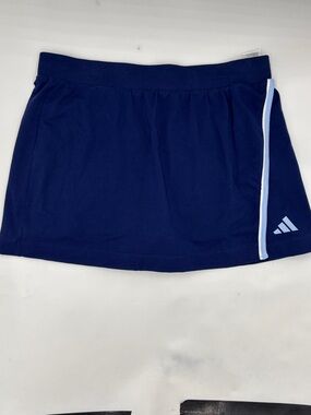 Adidas Essentials Cotton Skort in Dark Blue